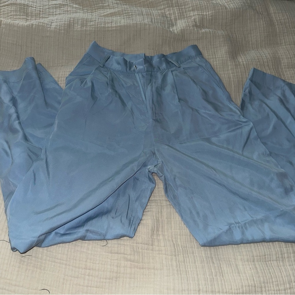 Sky Blue Trouser Pants